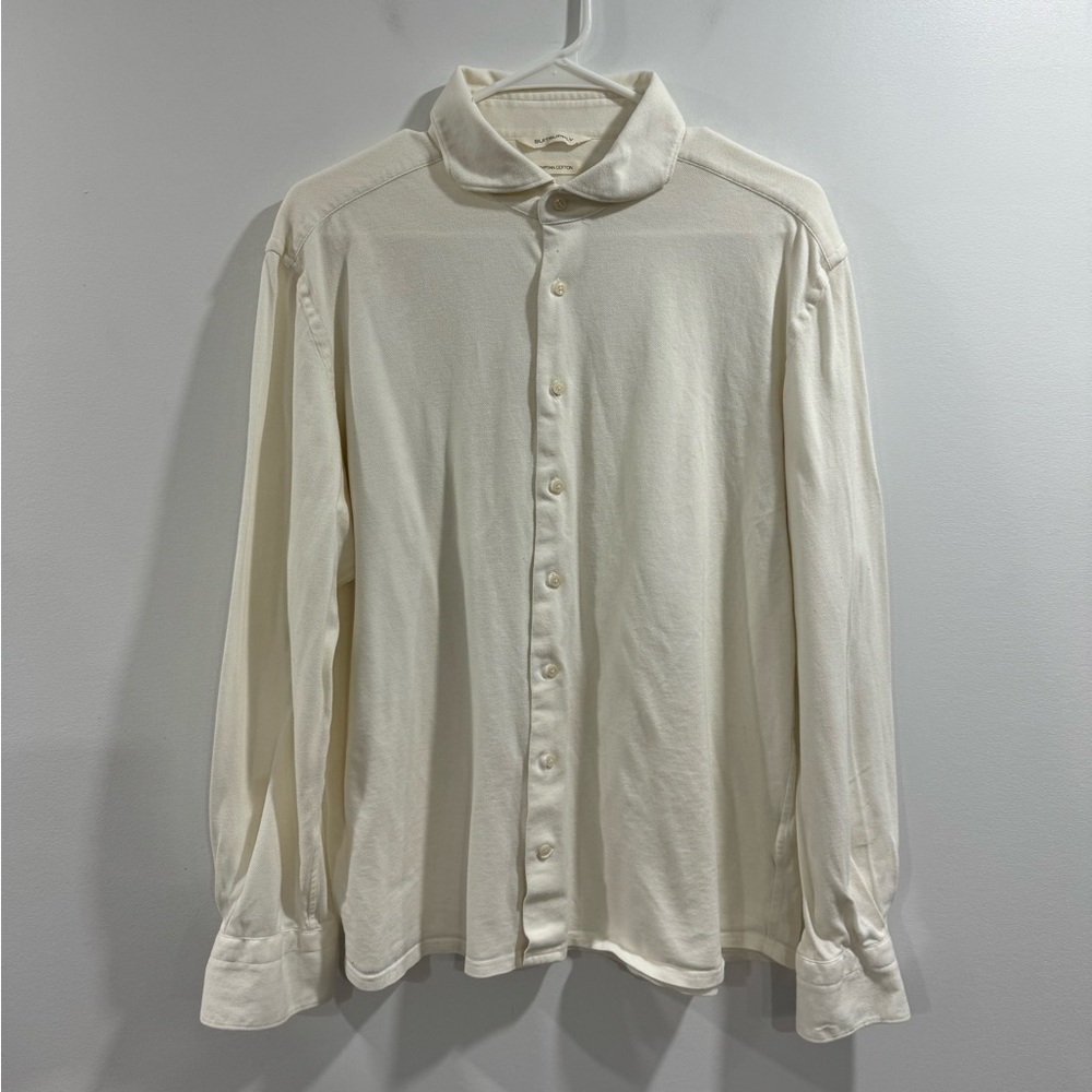 Suitsupply‎ Men Extra Slim Fit Button Down Shirt Neck 17/17.5